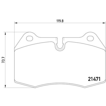 Pagid Brakes Disc Brake Pad, 355018211 355018211